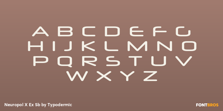 Neuropol X Ex Sb Font Poster #2