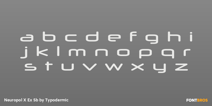 Neuropol X Ex Sb Font Poster #3