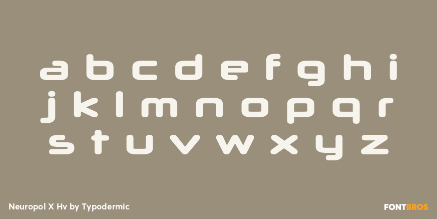 Neuropol X Hv Font Poster #3