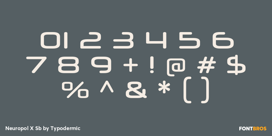 Neuropol X Sb Font Poster #1