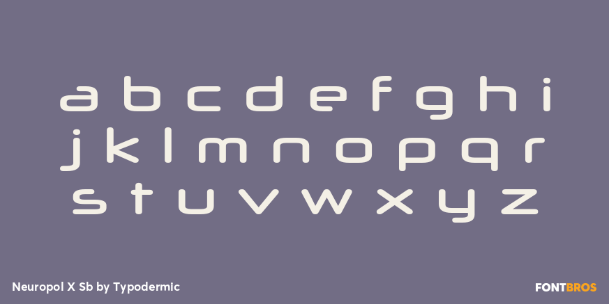 Neuropol X Sb Font Poster #3