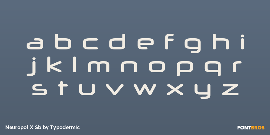 Neuropol X Sb Font Poster #1