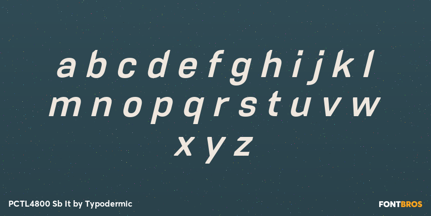 PCTL4800 Sb It Font Poster #1