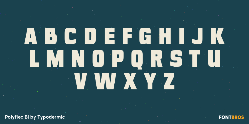 Polyflec Bl Font Poster #2