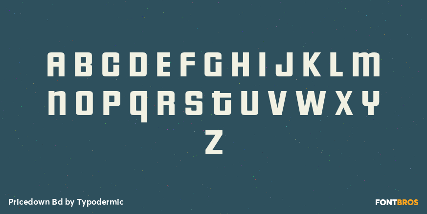 Pricedown Bd Font Poster #1