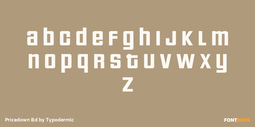 Pricedown Bd Font Poster #1