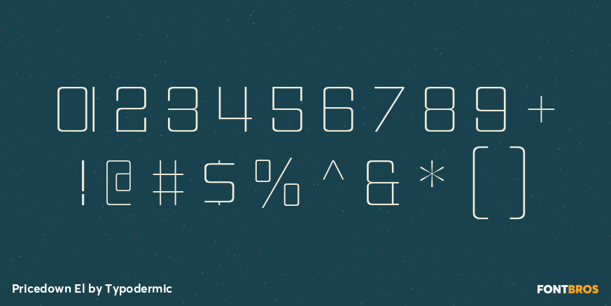 Pricedown El Font Poster #1