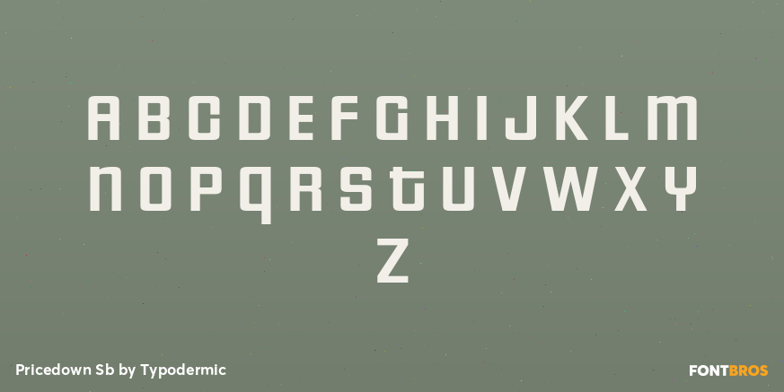 Pricedown Sb Font Poster #2