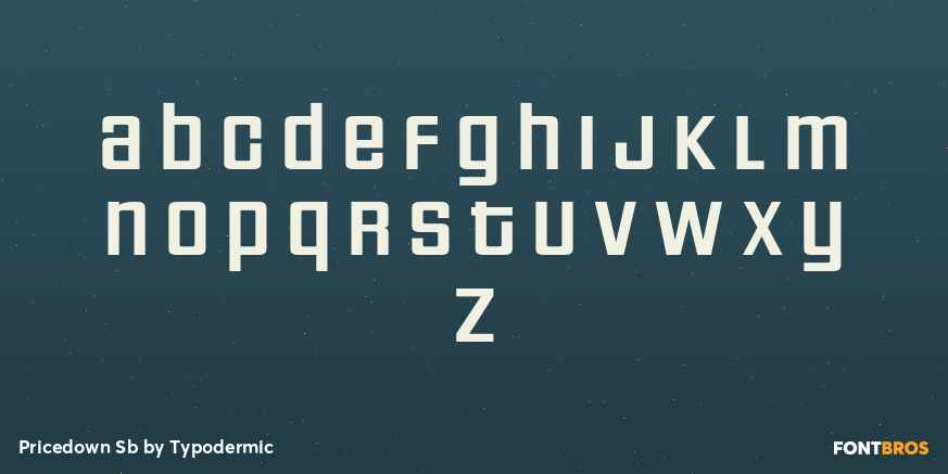 Pricedown Sb Font Poster #3