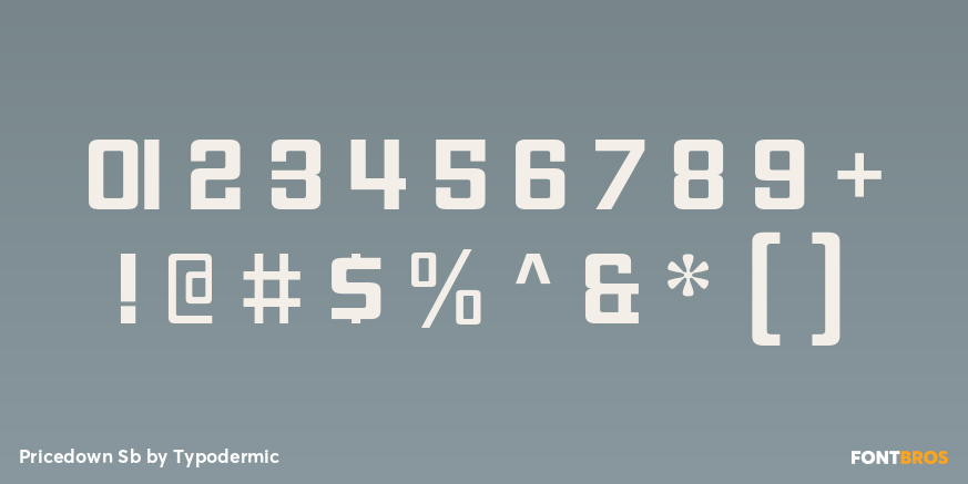 Pricedown Sb Font Poster #4