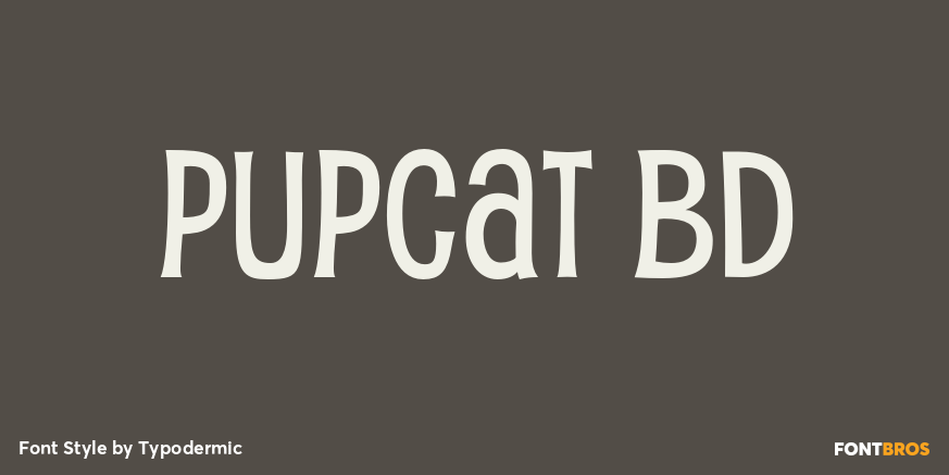 Pupcat Bd Font Poster #1