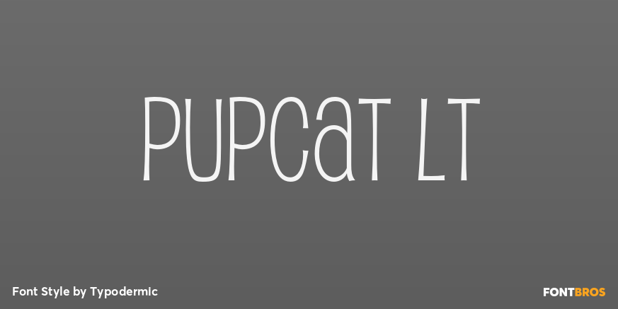 Pupcat Lt Font Poster #1