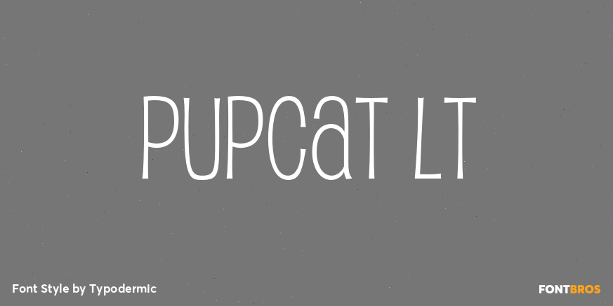 Pupcat Lt Font Poster #1