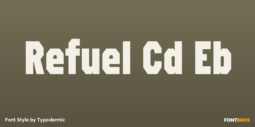 Refuel Cd Eb Font Poster #1