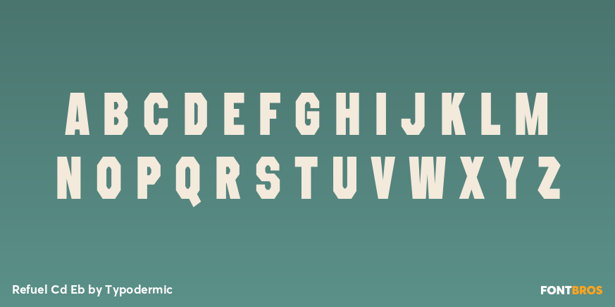 Refuel Cd Eb Font Poster #2