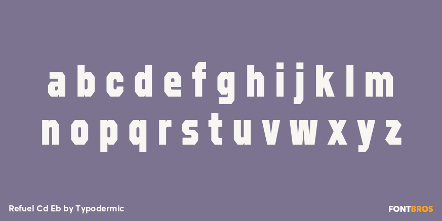 Refuel Cd Eb Font Poster #1