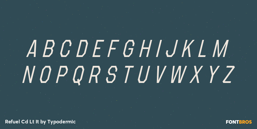 Refuel Cd Lt It Font Poster #1