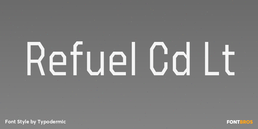 Refuel Cd Lt Font Poster #1