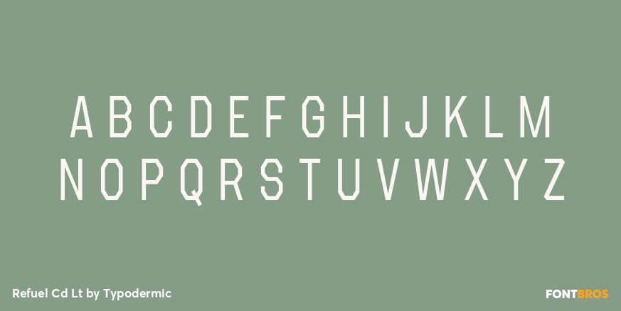 Refuel Cd Lt Font Poster #1