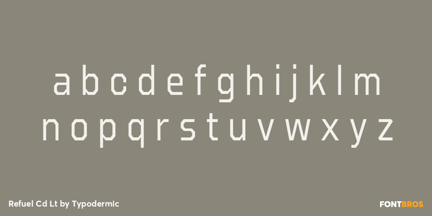 Refuel Cd Lt Font Poster #1