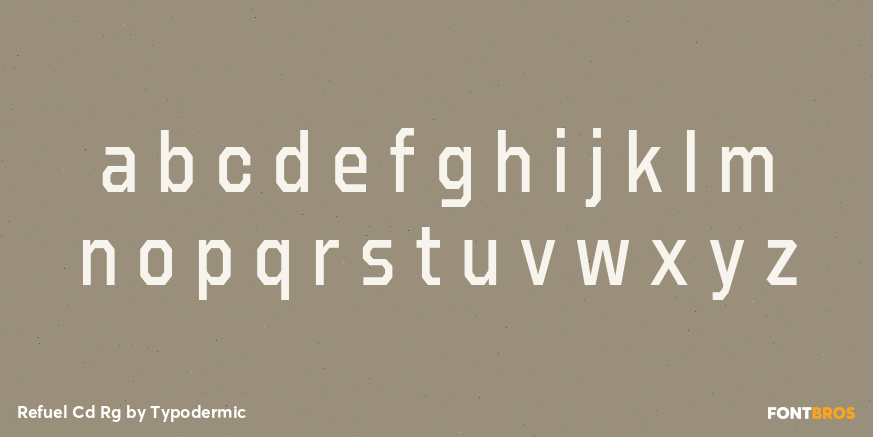 Refuel Cd Rg Font Poster #3