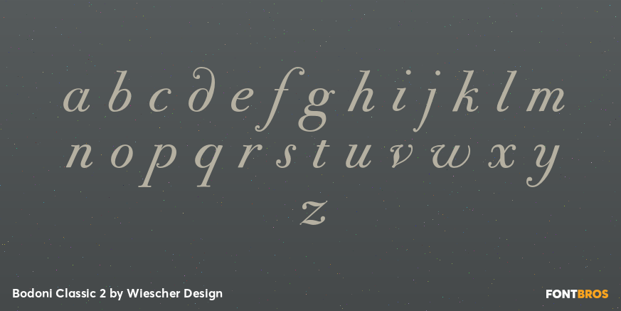 Bodoni Classic 2 Font Poster #3
