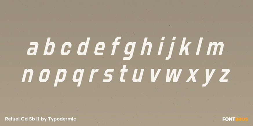 Refuel Cd Sb It Font Poster #3