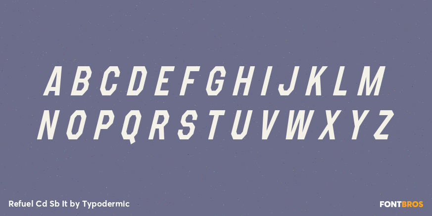 Refuel Cd Sb It Font Poster #1