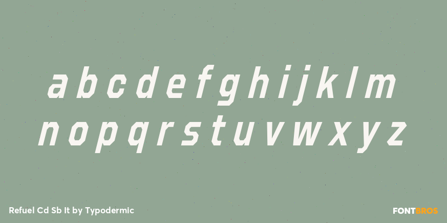 Refuel Cd Sb It Font Poster #1