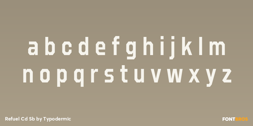 Refuel Cd Sb Font Poster #1