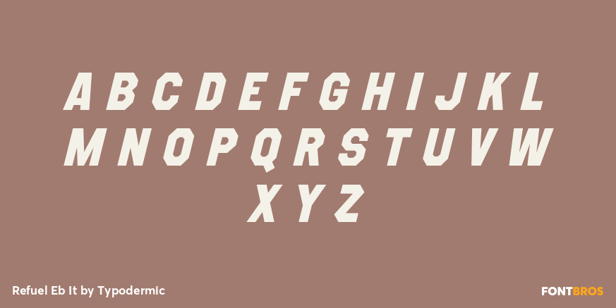 Refuel Eb It Font Poster #1