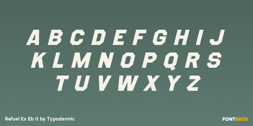 Refuel Ex Eb It Font Poster #1