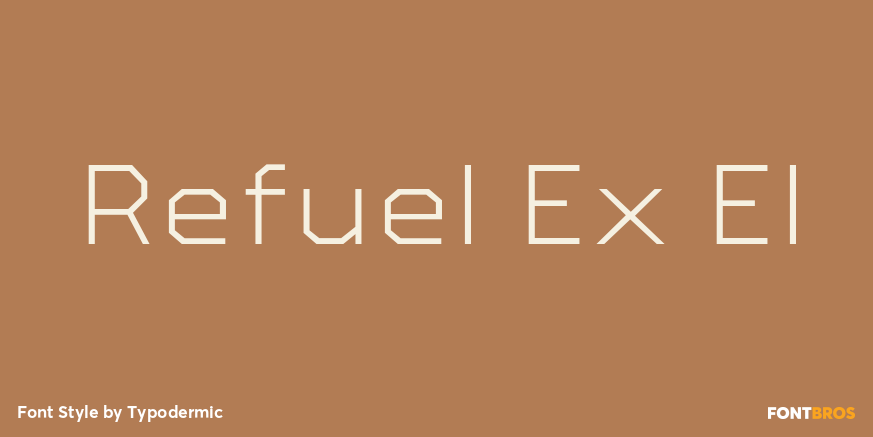 Refuel Ex El Font Poster #1