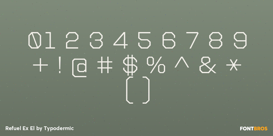 Refuel Ex El Font Poster #1