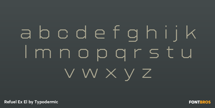 Refuel Ex El Font Poster #1