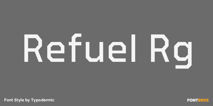 Refuel Rg Font Poster #1