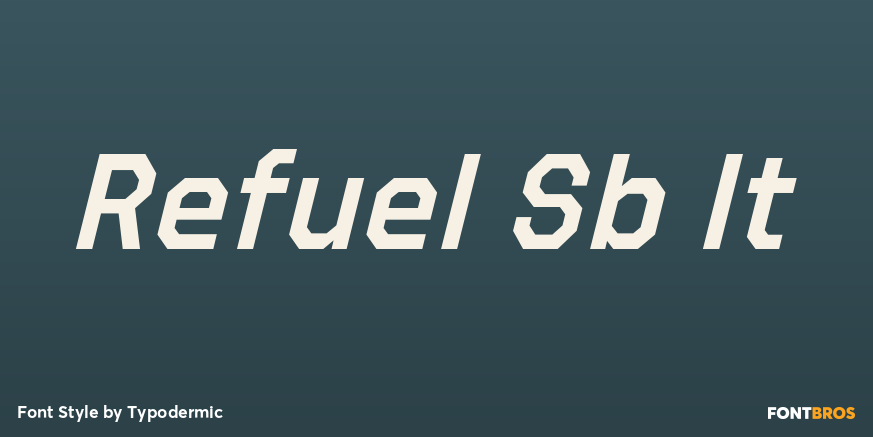 Refuel Sb It Font Poster #1