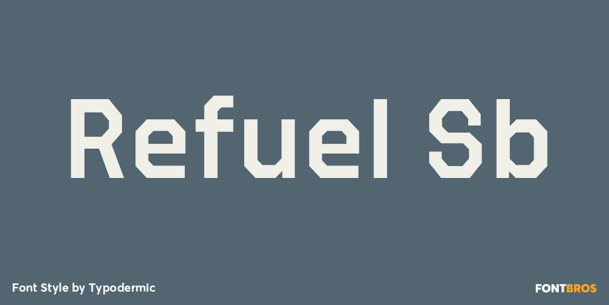 Refuel Sb Font Poster #1