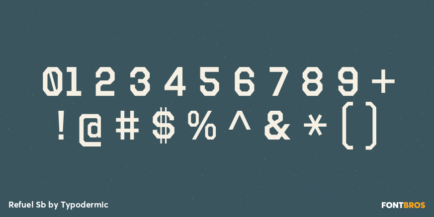 Refuel Sb Font Poster #1