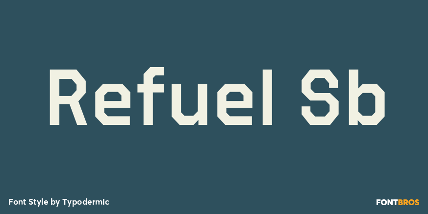 Refuel Sb Font Poster #1