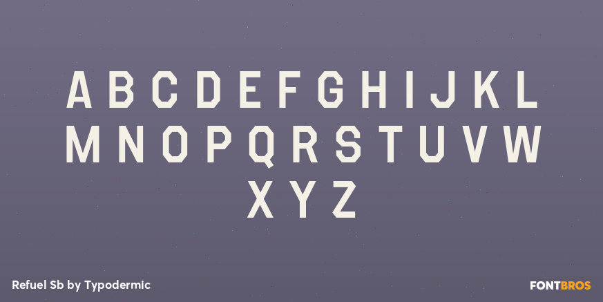 Refuel Sb Font Poster #2