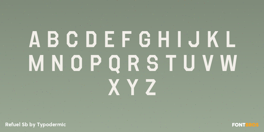 Refuel Sb Font Poster #1