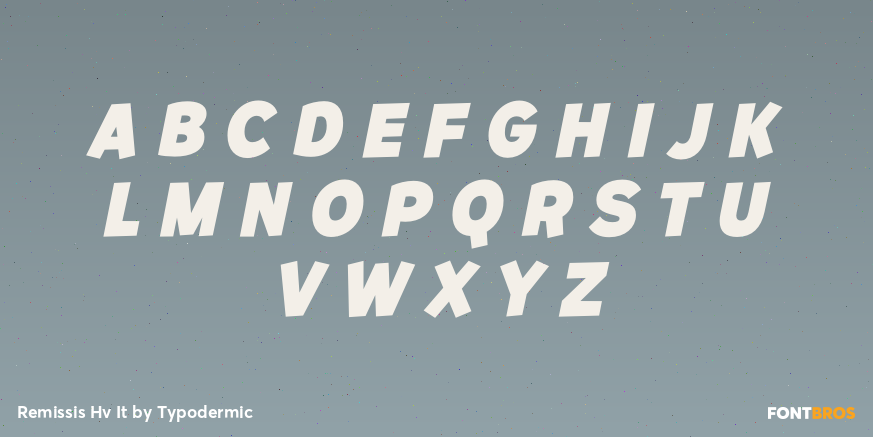 Remissis Hv It Font Poster #2