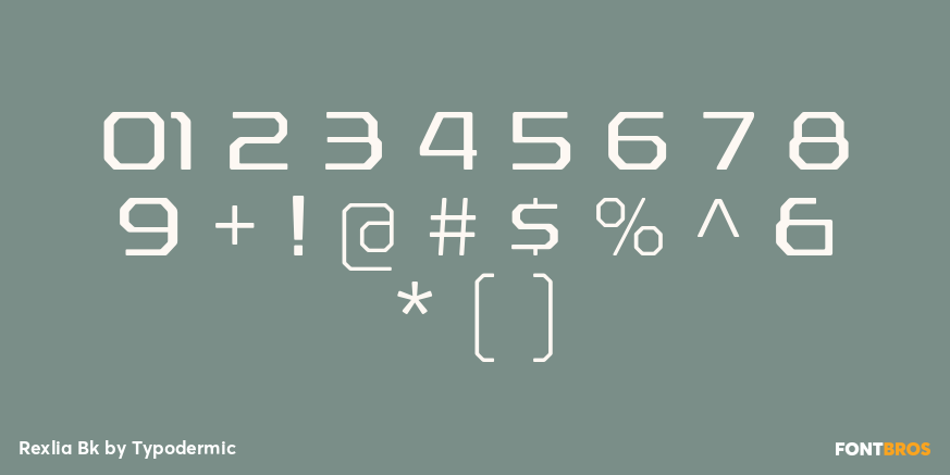 Rexlia Bk Font Poster #1