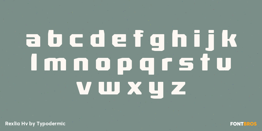 Rexlia Hv Font Poster #3