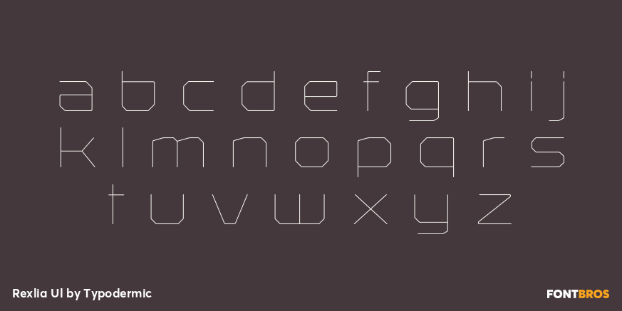 Rexlia Ul Font Poster #3