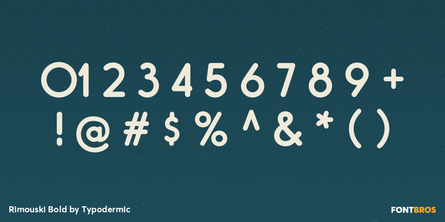 Rimouski Bold Font Poster #4