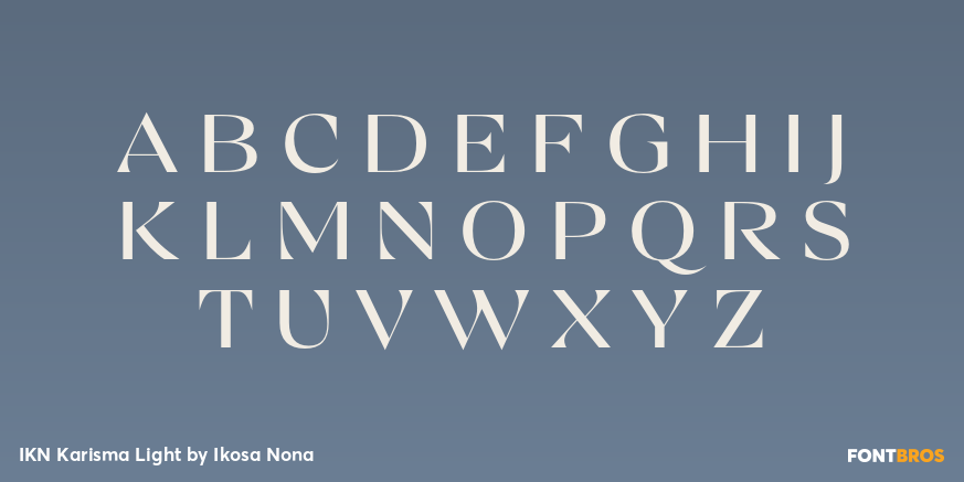 IKN Karisma Light Font Poster #2