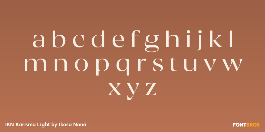 IKN Karisma Light Font Poster #3