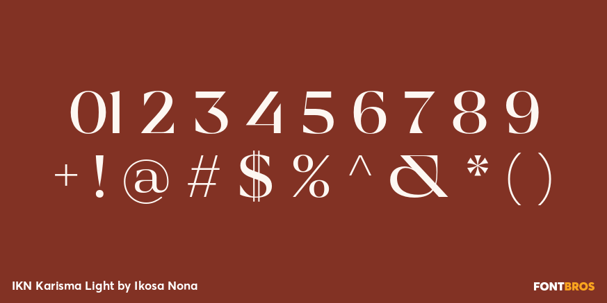 IKN Karisma Light Font Poster #4